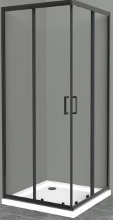 Душевой уголок BelBagno Uno 90x90см чёрный UNO-195-A-2-90-C-NERO