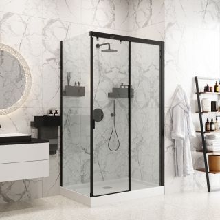 Душевой уголок Cerutti SPA MARBELLA120B-R 120x80см чёрный