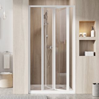 Душевая дверь Ravak Supernova SDZ3-90 02V70100ZG Grape профиль белый