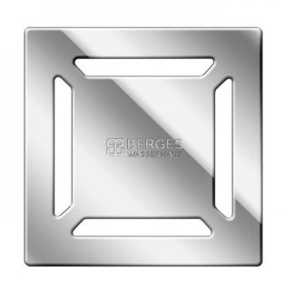 Душевой трап Berges Zentrum Norma 091362 10см хром глянец