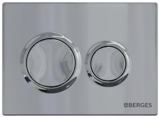 Кнопка смыва Berges Novum 040063 хром глянец