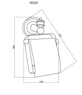 Смеситель для раковины Bronze de Luxe SCANDI 10101, бронза