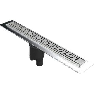 Душевой лоток Berges Wasserhaus B1 Antik 091027 90 Хром глянец