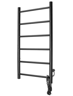 Полотенцесушитель электрический Domoterm Аврора DMT 109-6 40х80 EK R чёрный
