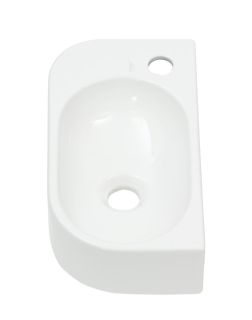 Подвесная раковина Melana 78204R-805 40см правая белый