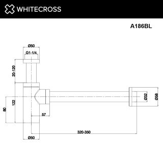 Сифон для раковины WHITECROSS A186GL золото