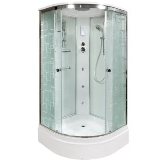 Душевая кабина Deto ЕМ2710 с гм. и эл. 100х100х220 см