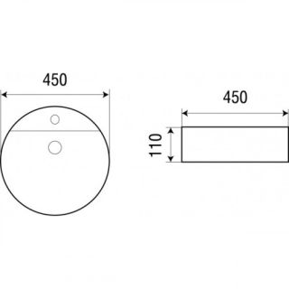 Раковина подвесная WW SK Арт. ELBACH 3220 10000003827
