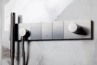 Душевой комплект Boheme Zodiac 132-2-GM оружейная сталь