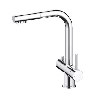 Смеситель для кухни Timo Saona с выдвижной лейкой хром 2356/00FL
