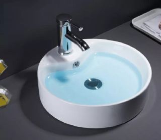 Раковина-чаша CeramaLux 7026B  Белая 40 см