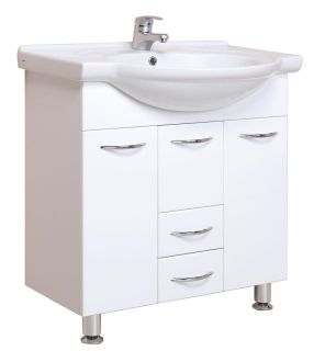 Напольная тумба под раковину Onika Моника 107501 75см белый