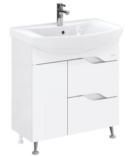 Напольная тумба под раковину Onika Веронэлла 107514 75см белый