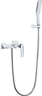 Смеситель для ванны Boheme Venturo белый/хром 373-W