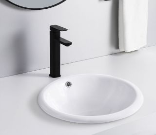 Раковина  CeramaLux 1203 белая 50 см