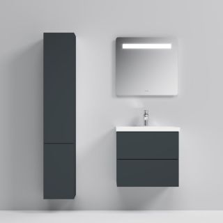 Am.pm Gem M90FHX07522GM  тумба под раковину 75 см графит матовый