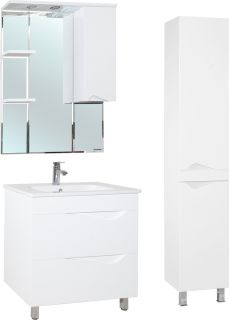 Пенал Bellezza Эйфория 35см правый белый 00000006520