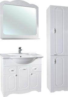 Тумба под раковину Bellezza Кантри 85см белый 00000010050