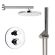 Душевой комплект Paini Cox 78CRSET26911THSH с термостатом хром