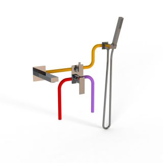 Душевой комплект Paini Grazia 21CRSET26911BATH хром