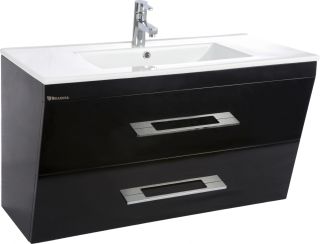 Тумба под раковину Bellezza Берта 90см черный 00000007107