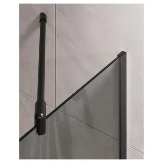 Шторка на ванну Timo T26 90 см чёрный