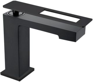 Смеситель для раковины Boheme Q чёрный 141-BB