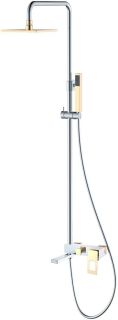 Душевая стойка Boheme Q хром/золото 148-CRG