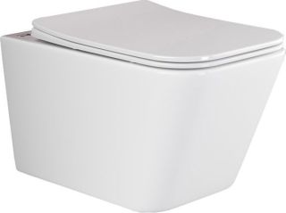 Подвесной унитаз Ceramica Nova Metric CN3007 безободковый белый