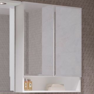 Шкаф-колонна Runo Ницца 35 белый правый (00-00002128)