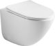 Подвесной унитаз Ceramica Nova Mono CN1905 безободковый белый