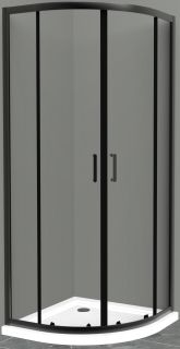 Душевой уголок BelBagno Uno 90x90см чёрный UNO-195-R-2-90-C-NERO