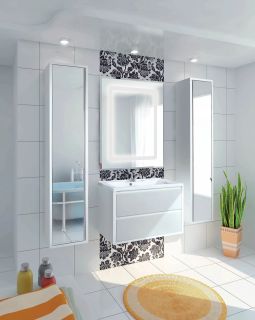 Шкаф Акватон Римини белый 1A232703RN010