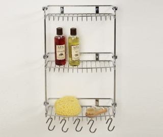 Wasserkraft K-1433 Полка металлическая тройная прямая