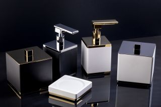 Дозатор Boheme чёрный/хром 10969-B-CR