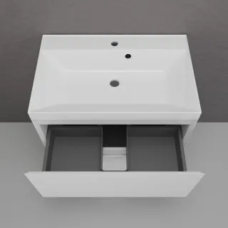 Тумба под раковину напольная Style Line Манхэттен ЛС-00002374 70 см белый матовый