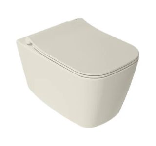 Подвесной унитаз Isvea Vea Cubo 10VA02001SV-2K безободковый слоновая кость