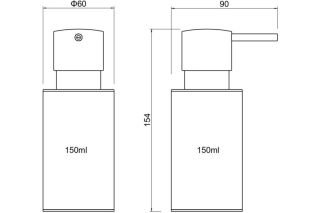 Дозатор Aquatek Оберон AQ4229CR хром