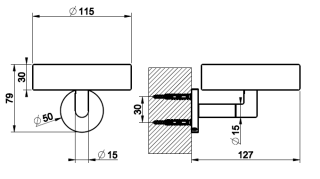 Мыльница Gessi Ingranaggio 63802.707 чёрный брашированный