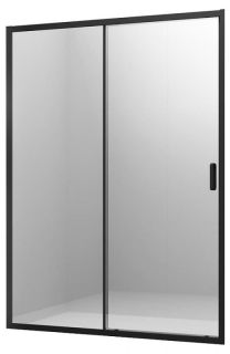 Душевая дверь Ambassador Forsa 17021220AB 140см чёрный/прозрачное