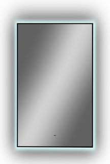 Зеркало с подсветкой Continent Amer ЗЛП1527 с бесконтактным сенсором 60x120см чёрный