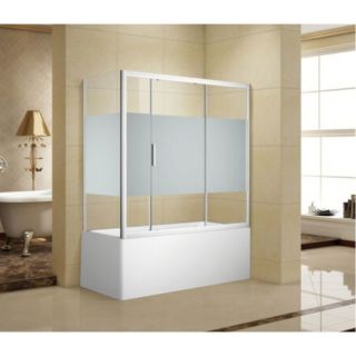 Шторка на ванну с боковым стеклом Aquanet Practic AE10-B-160H150U-CP + AE10-F-80H150U-CP 254250 160x80 см прозрачное стекло/шелкография профиль хром