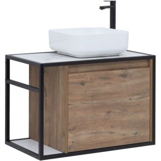 Тумба под раковину Aquanet Nova Lite Loft L261657 R 75 см дуб рустикальный