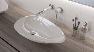 Раковина Whitecross Sapphire 0710.056033.100 56см белый глянец