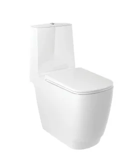 Унитаз-компакт Kludi Resa S 27WCB0243 безободковый белый