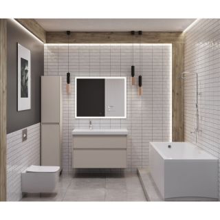 Тумба под раковину Aquanet Nova Lite 2.0 346327 100 см бежевый