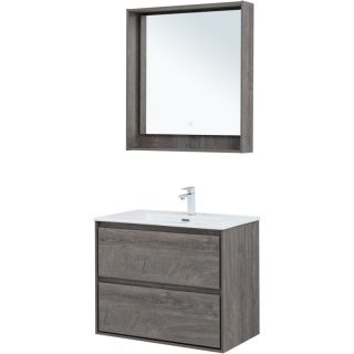 Тумба под раковину Aquanet Милан 336374 80 см дуб рошелье