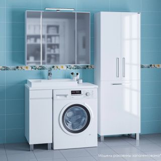 Тумба под раковину для стиральной машины СанТа Марс 700290 29см белый