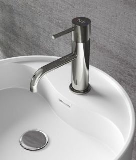 Смеситель для раковины NT Bagno Silio NT4211 серый хром