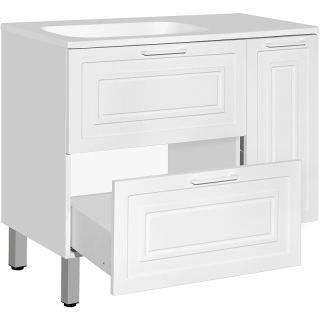Тумба под раковину Style Line Альба левая 90 белый ЛС-000010052